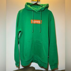 Supreme green hoodie